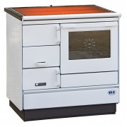 Plīts ar sildvirsmu SVT 81 6kW balta, labā puse